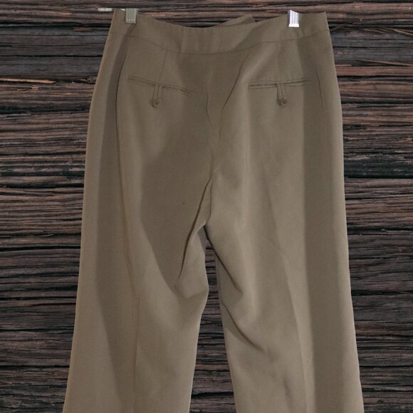 Larry Levine Stretch, Dress Capris, Khaki - Picture 3 of 4